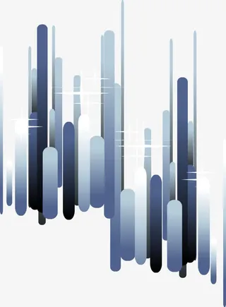 科技数码几何线条免抠