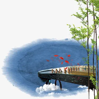 水墨元素下载免抠