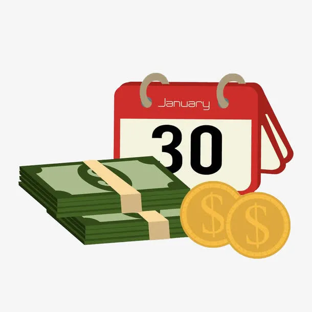 手绘金钱免抠