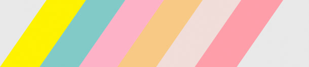 电商淘宝女装女鞋女包几何色彩块斜纹背景banner