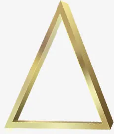 立体三角形框架免抠
