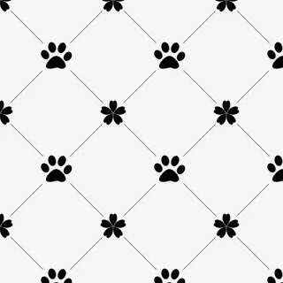 猫爪樱花花纹背景