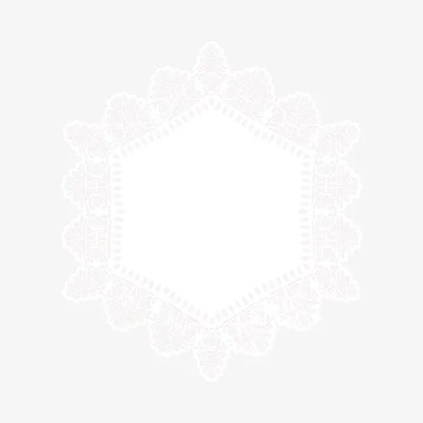 蕾丝花边框免抠