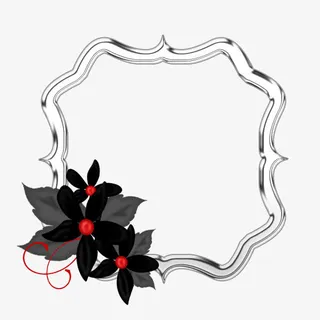 金属边框相框免抠