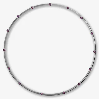 圆形边框银色免抠