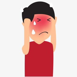 卡通矢量人物紧张图片素材免抠