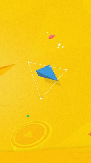 彩色立体几何H5背景高清