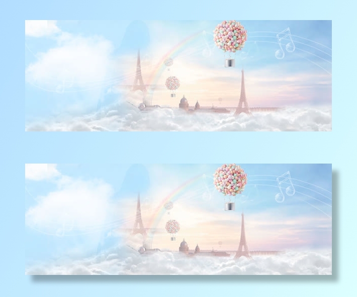 浪漫唯美背景免抠背景banner海报元素