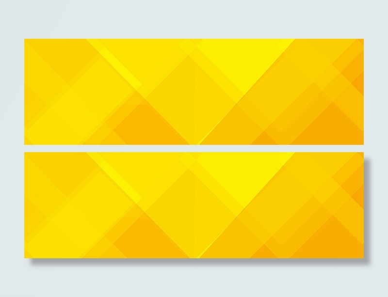 黄色几何淘宝背景高清