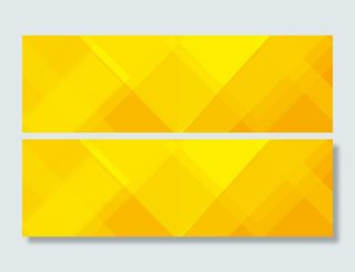 黄色几何淘宝背景高清