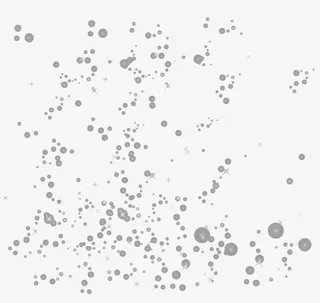 手绘灰色圆点免抠