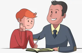 辅导的家庭教师免抠