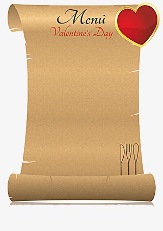 免抠复古古代情书纸张免抠