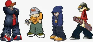 时尚街舞人物免抠