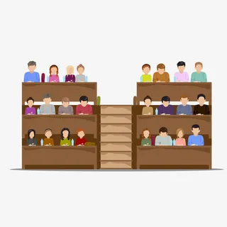 课堂学生毕业季装饰免抠