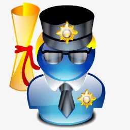 网警png图标免抠