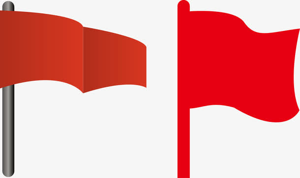 三角红旗LOGO矢量免抠