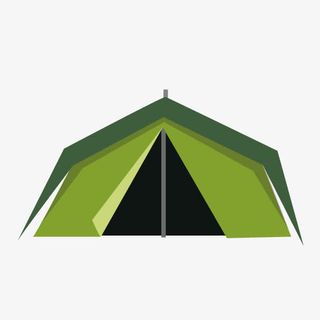 矢量野外生存帐篷免抠