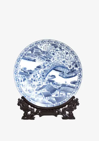 青花瓷摆台免抠