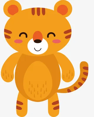 卡通小老虎免抠