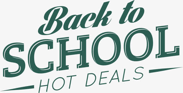 返校艺术字粉笔字免抠