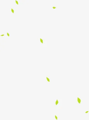 小树叶散落底纹免抠