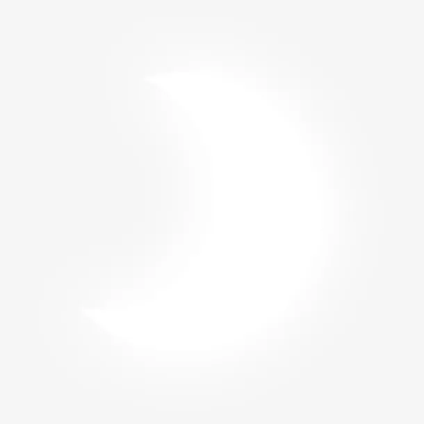 白色弯弯的月亮免抠