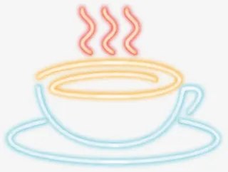 霓虹灯设计素材免抠