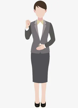 卡通手绘服务员PNG免抠