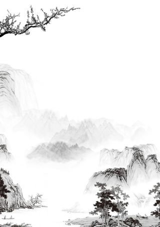 简单水墨 水墨背景 水墨 水墨图 国画高清
