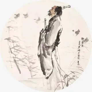 端午节中国风屈原免抠