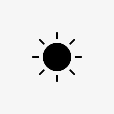 太阳亮度icon线性小图标PNG下载免抠