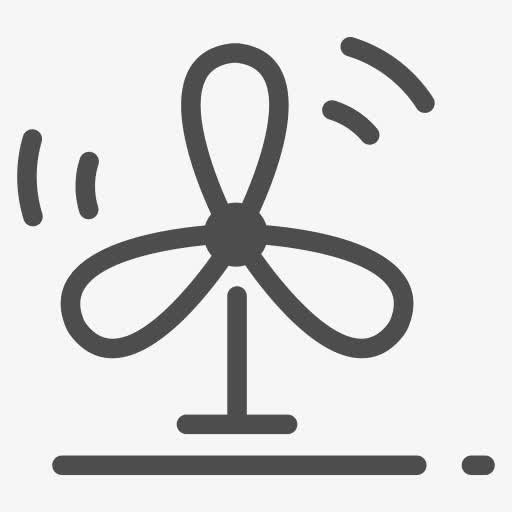 空气电器风扇新鲜的热夏天温度旅免抠