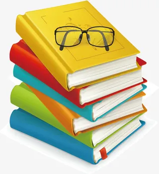 眼睛课本修饰素材免抠