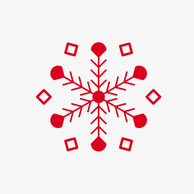 节日雪花类元素免抠