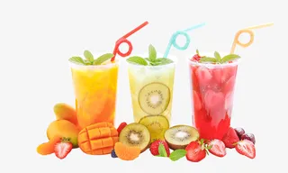 夏日冰爽果汁水果免抠