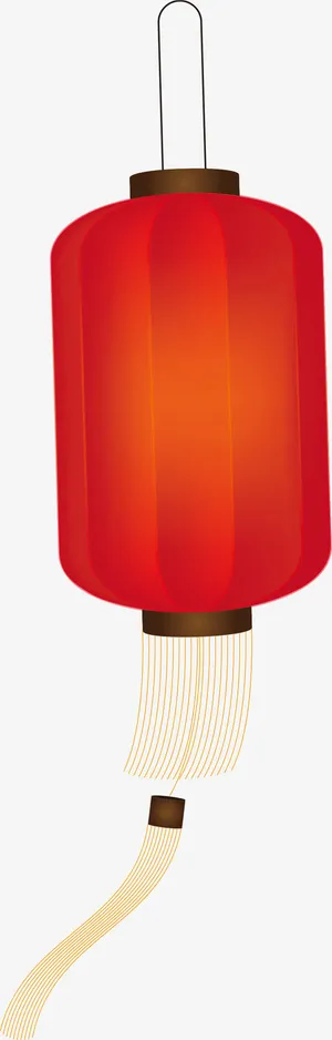 古风大红色灯笼免抠