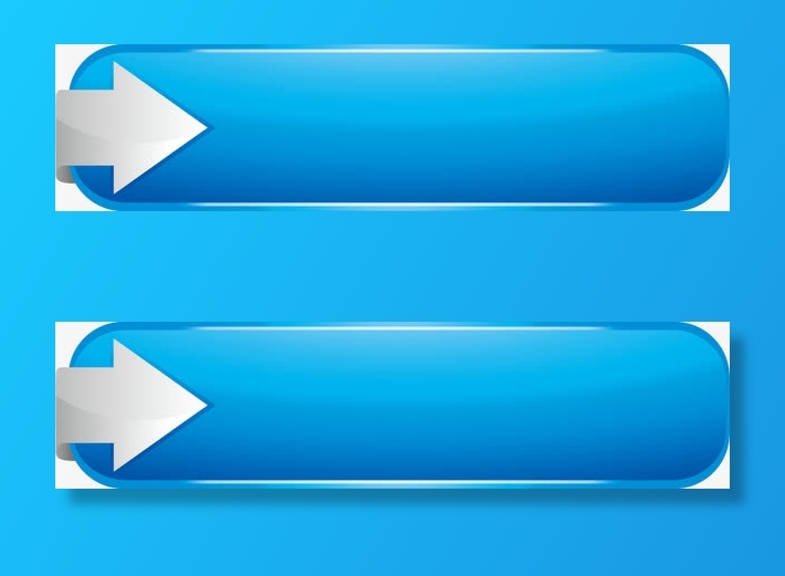 蓝色可爱png切换按钮免抠