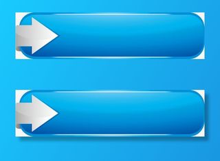 蓝色可爱png切换按钮免抠