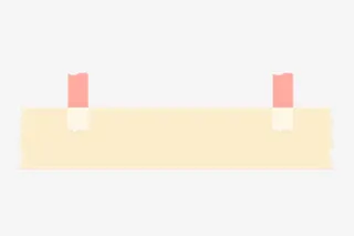 清新黄色类目边框免抠