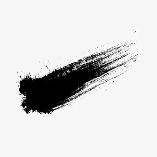 中国风毛笔笔刷笔触免抠