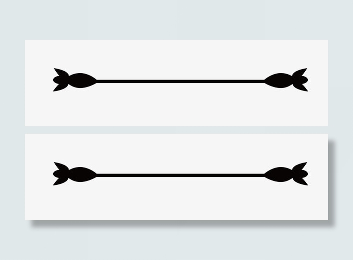 黑白欧式装饰花纹免抠