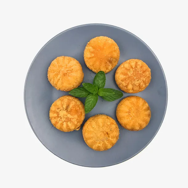 一碟南瓜饼平面设计免抠