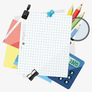 纸张和铅笔免抠