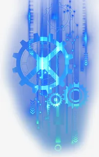 装饰科技齿轮素材免抠