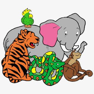 卡通动物组合免抠