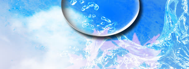 蓝色背景banner