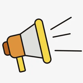 扁平化喇叭矢量图下载免抠