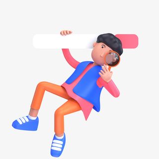 C4D男孩查找免抠