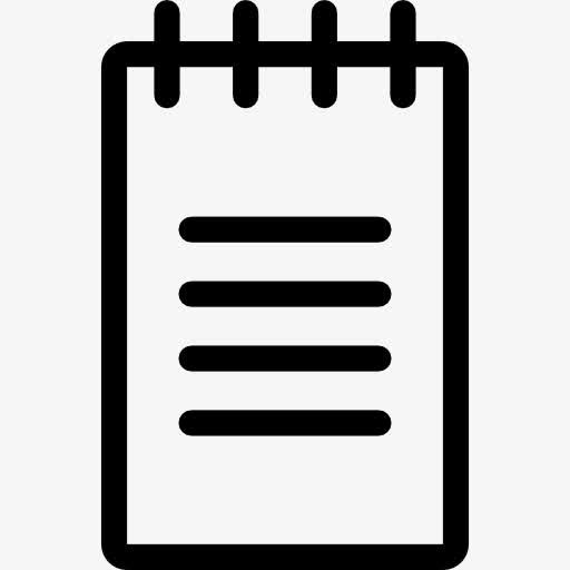 记事本的文本图标免抠